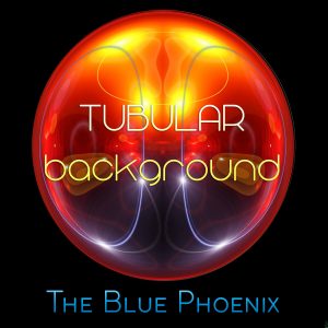 Abstract image of luminous orb as cover image for Blue Phoenix album Tubular Background