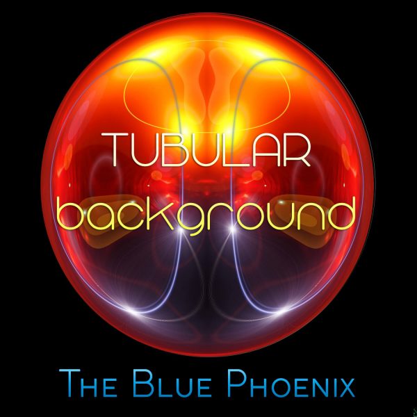 Abstract image of luminous orb as cover image for Blue Phoenix album Tubular Background